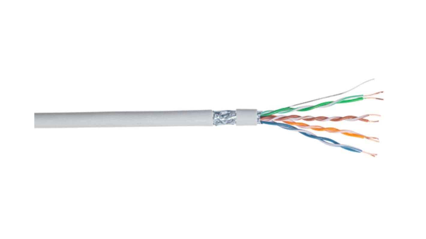 Kabel Ethernet Cat5e długość 305m Niezakończony RS PRO LSZH l. żył: 8