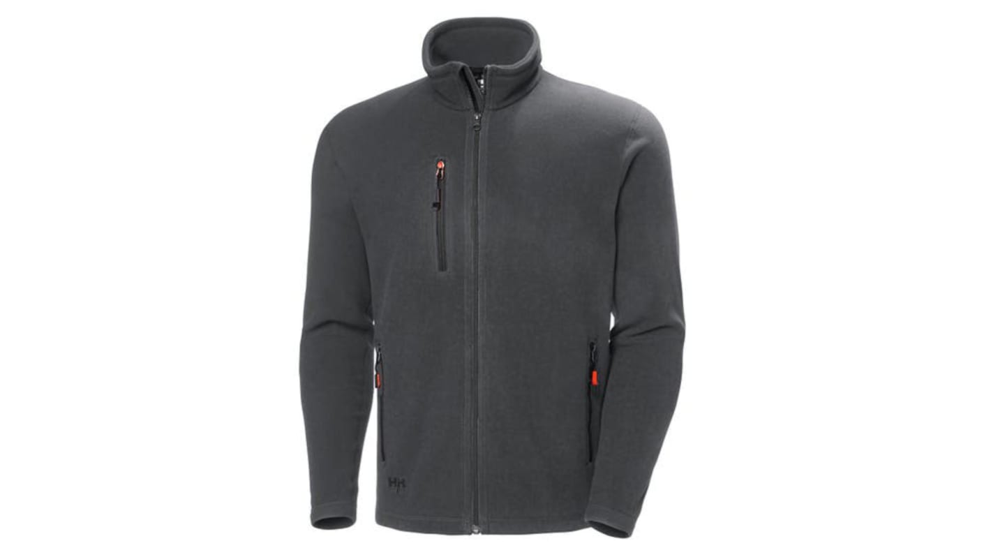 Helly Hansen Oxford Unisex Fleece-Jacke Grau, Größe L