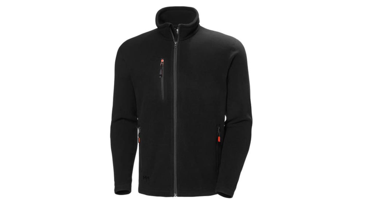 Helly Hansen Oxford Unisex Fleece-Jacke, Polyester Schwarz, Größe M