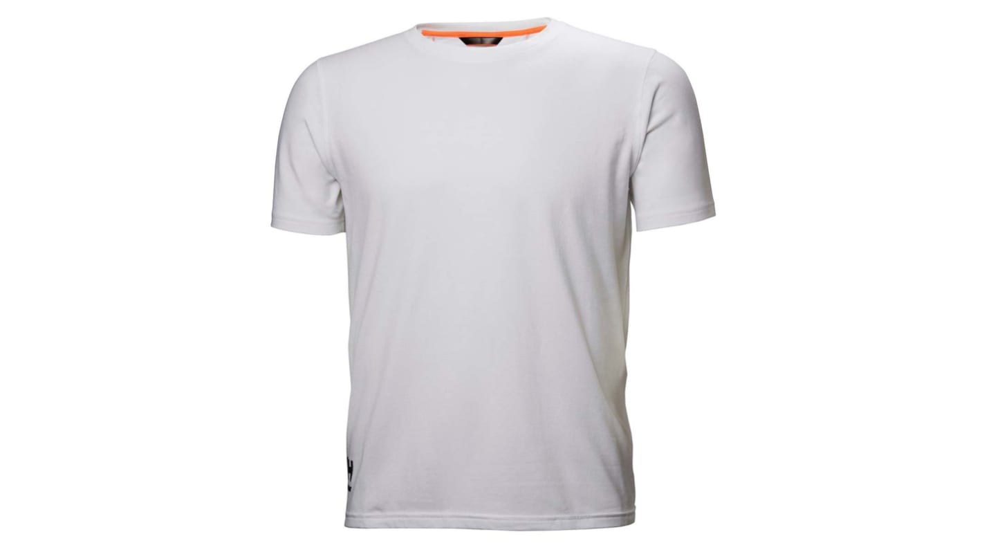 Helly Hansen White Cotton Short Sleeve T-Shirt, UK- L, EUR- L