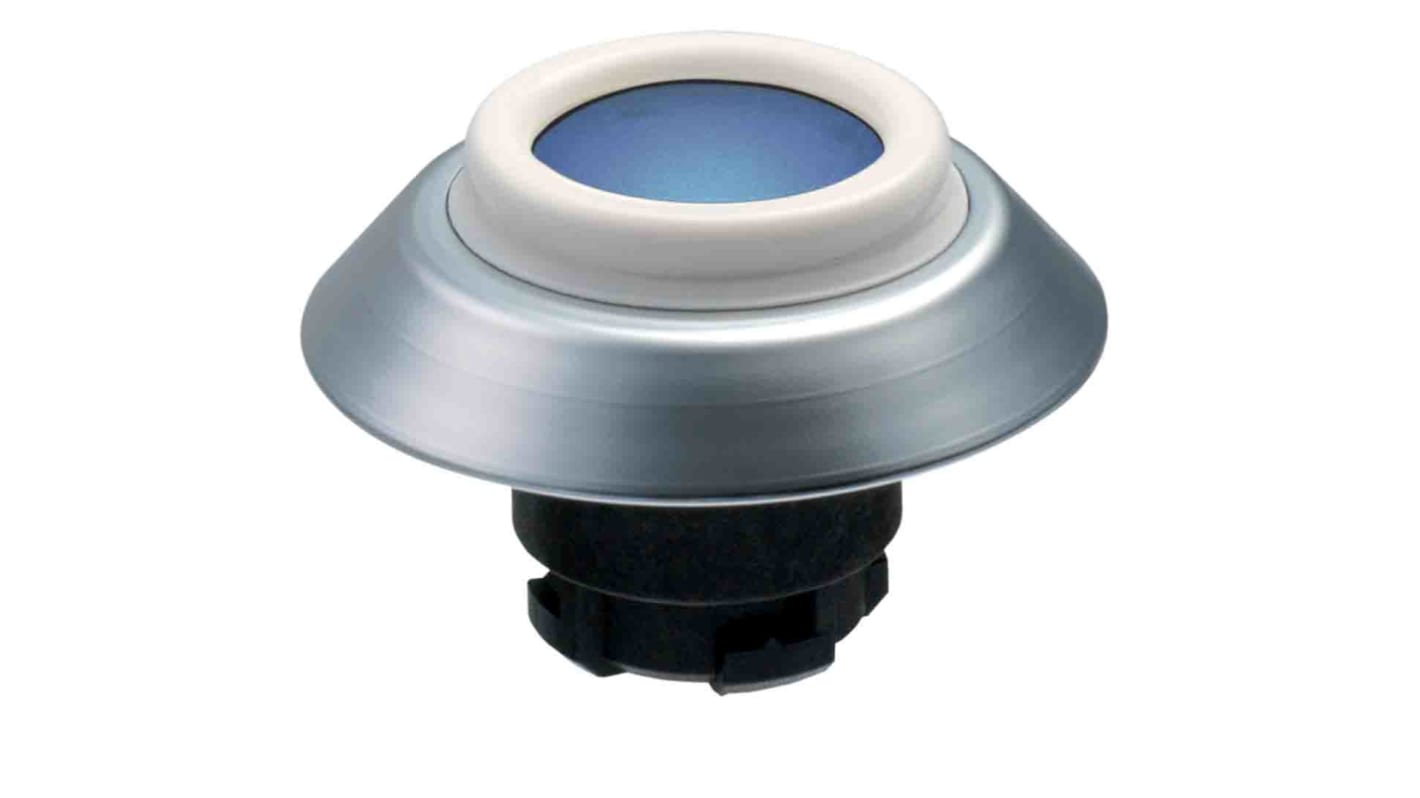 Schmersal NDL Series Blue Illuminated Momentary Push Button Head, 22mm Cutout, IP67, IP69K