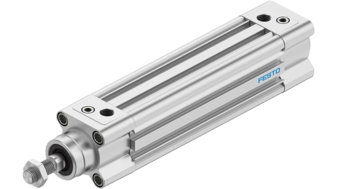 Festo Pneumatic Piston Rod Cylinder - 3656519, 32mm Bore, 100mm Stroke, DSBC Series, Double Acting