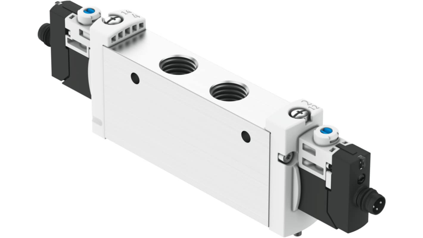Festo 5/3 Closed Solenoid Valve - Electrical G 1/4 VUVG Series, 8031534