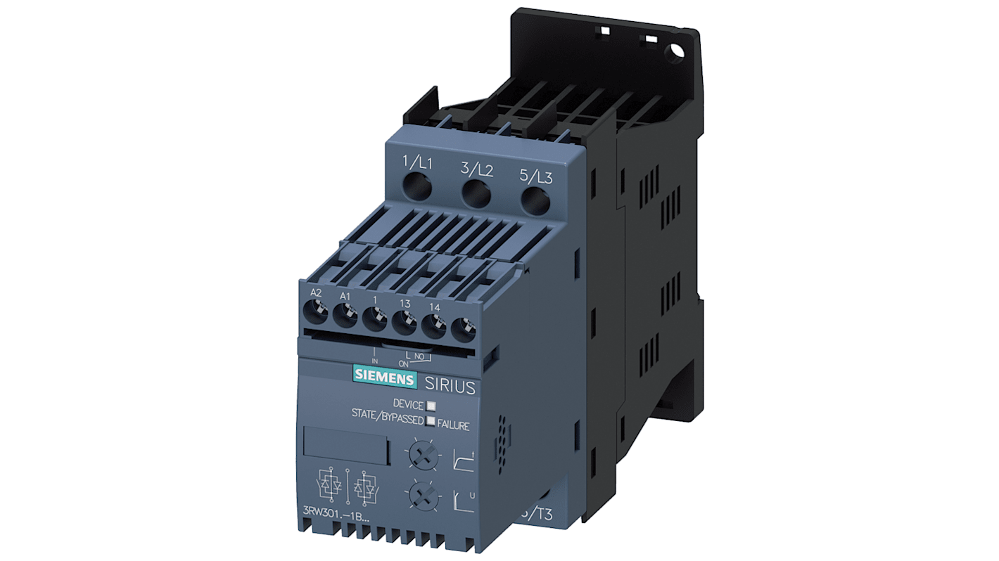 激安価格の Siemens モータ始動器 ソフトスタータ 取付ける Siemens 3RW5513 タイムセール