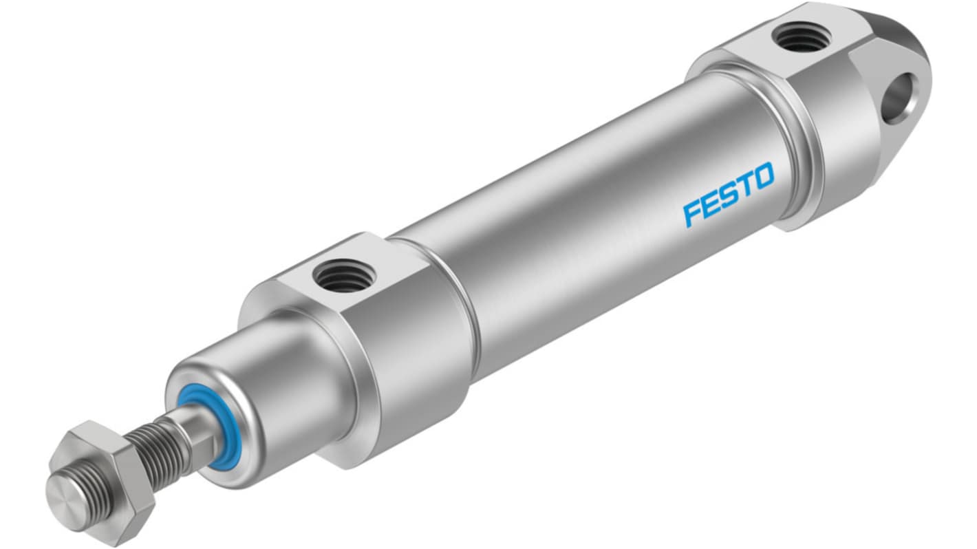 Festo CRDSNU 2159637, G 1/8 Pneumatikzylinder doppeltwirkend, Bohrung Ø 25mm / Hub 25mm, bis 10 bar