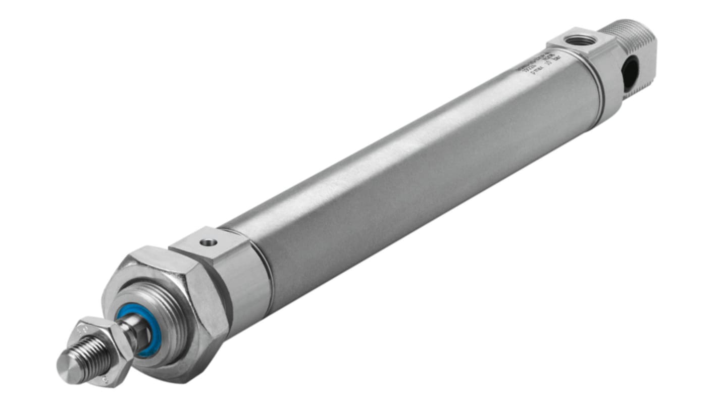 Festo 空圧ピストンロッドシリンダ ESNUシリーズ ボア：20mm ストローク：25mm ESNU-20-25-P-A