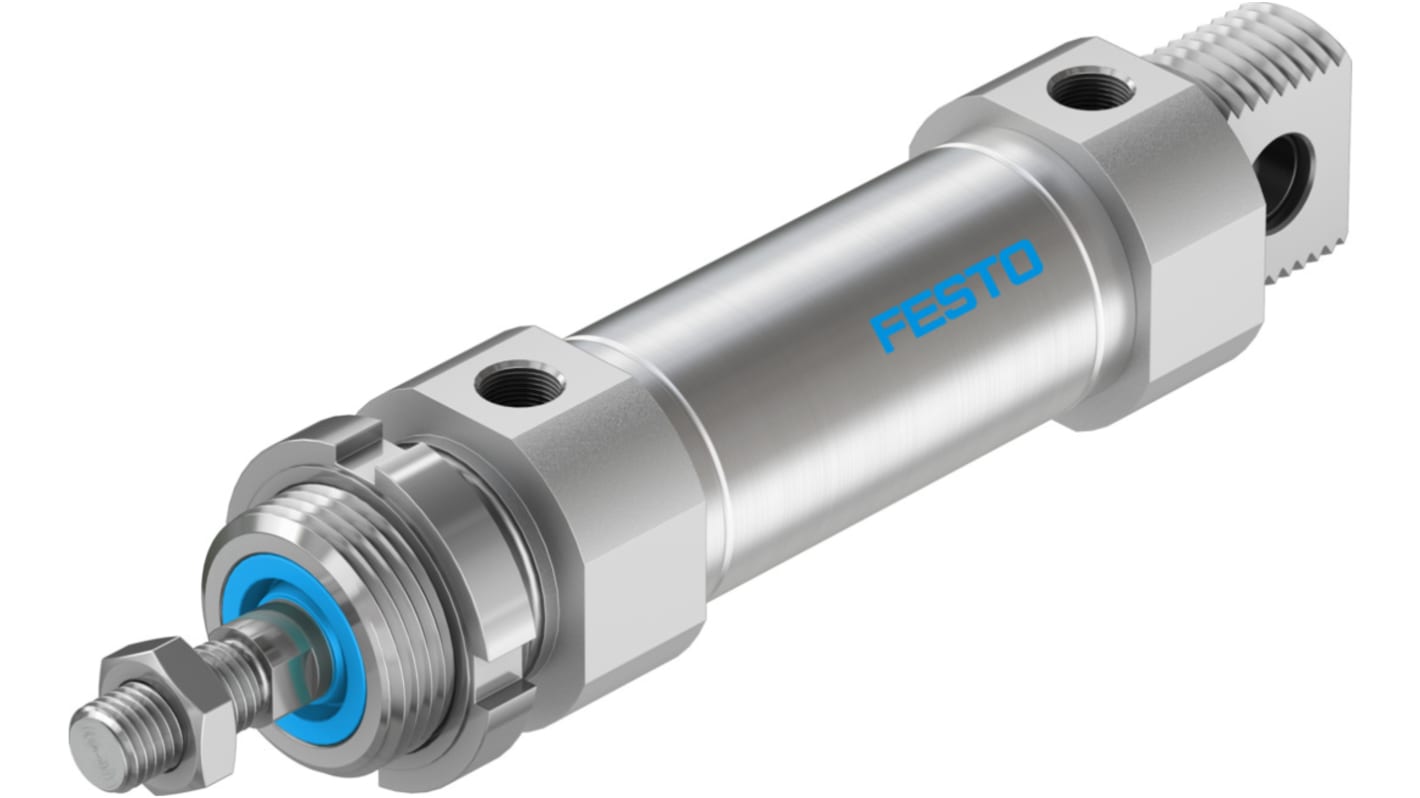 Festo Pneumatic Piston Rod Cylinder - 195981, 32mm Bore, 40mm Stroke, DSNU Series, Double Acting