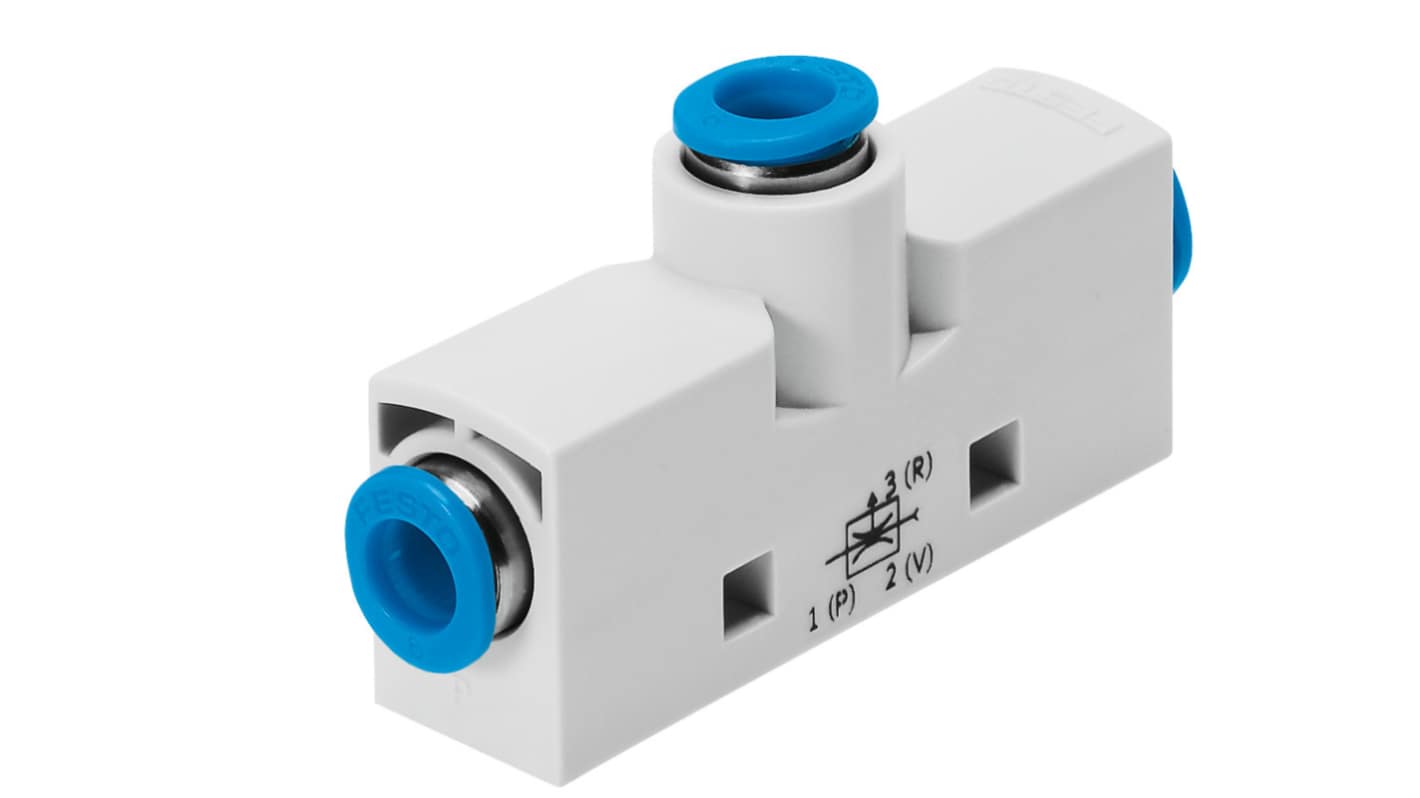 Festo Vacuum Pump, 0.95mm nozzle , -0.89bar 62.7L/min, VN series
