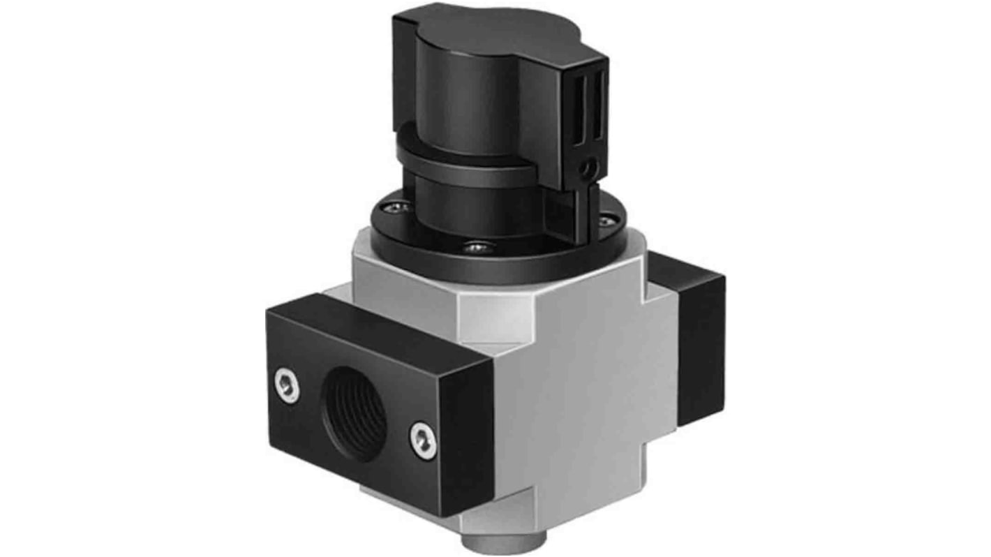 Festo 3/2 Bistable Pneumatic Manual Control Valve HE Series, 1/2, 186514