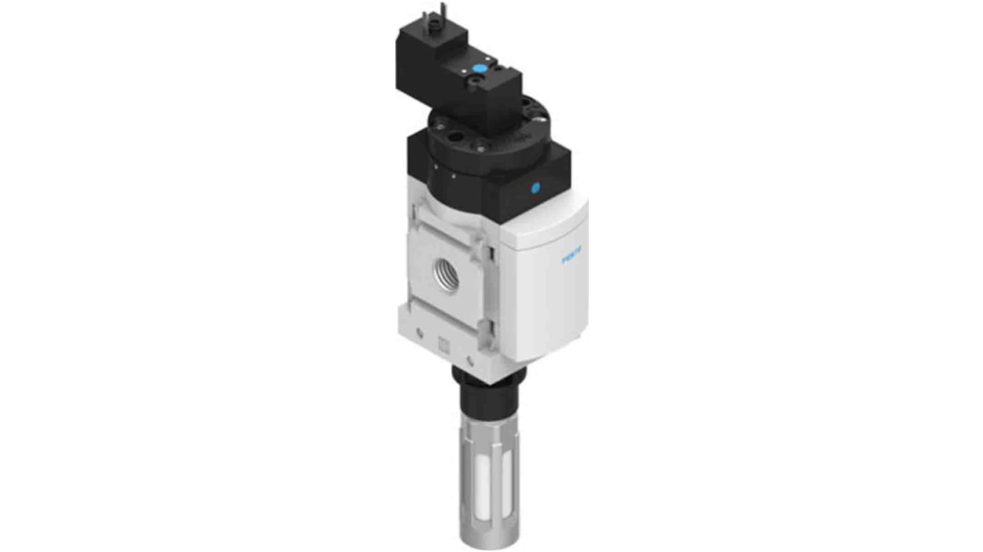 Festo 3/2 Closed, Monostable Pneumatic Manual Control Valve MS Series, G 1/4, 1/4in, 542599