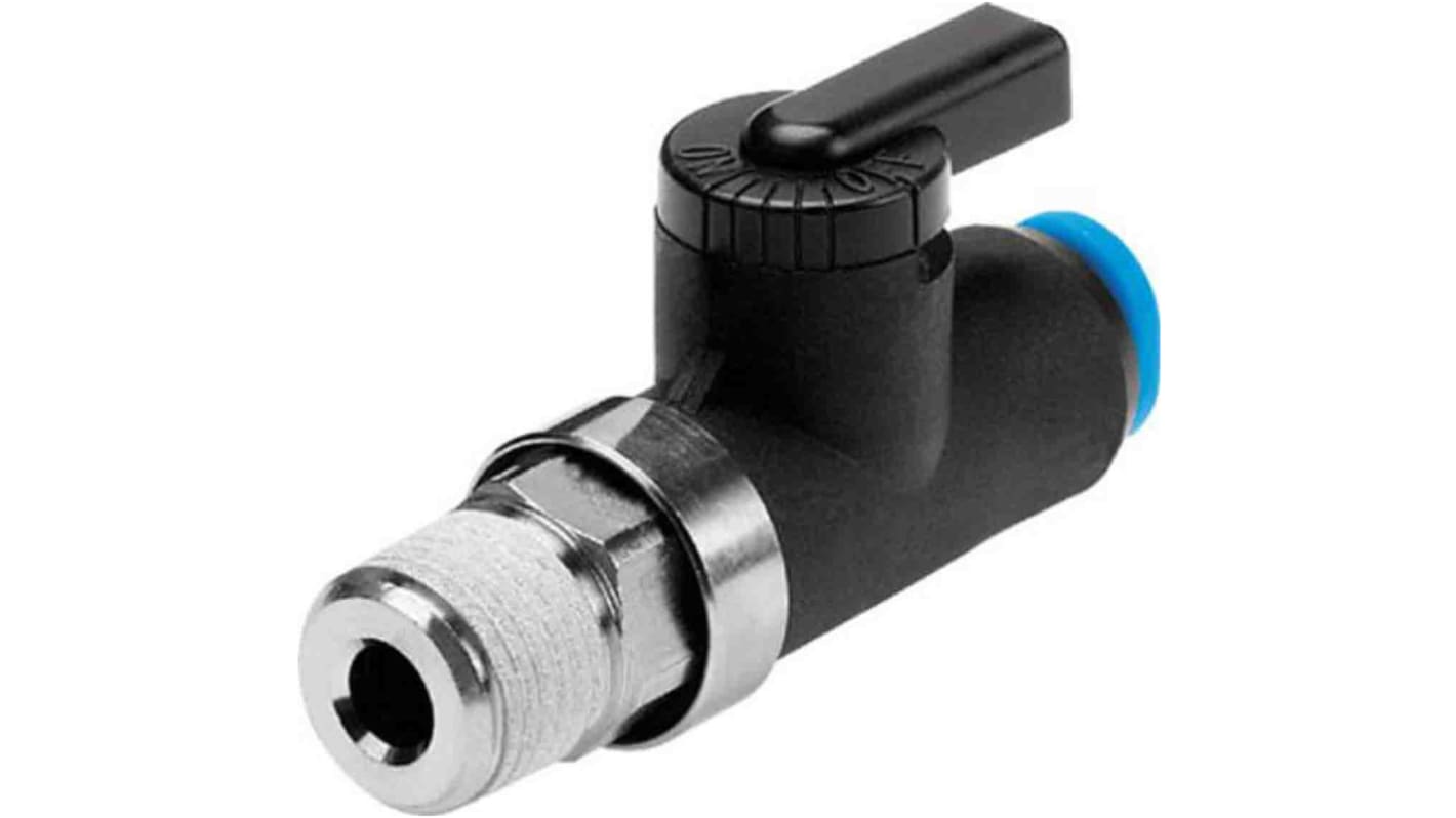 Festo Manual 2/2 Bistable Pneumatic Manual Control Valve 1/2 Series, R 1/8, 1/8, 153486
