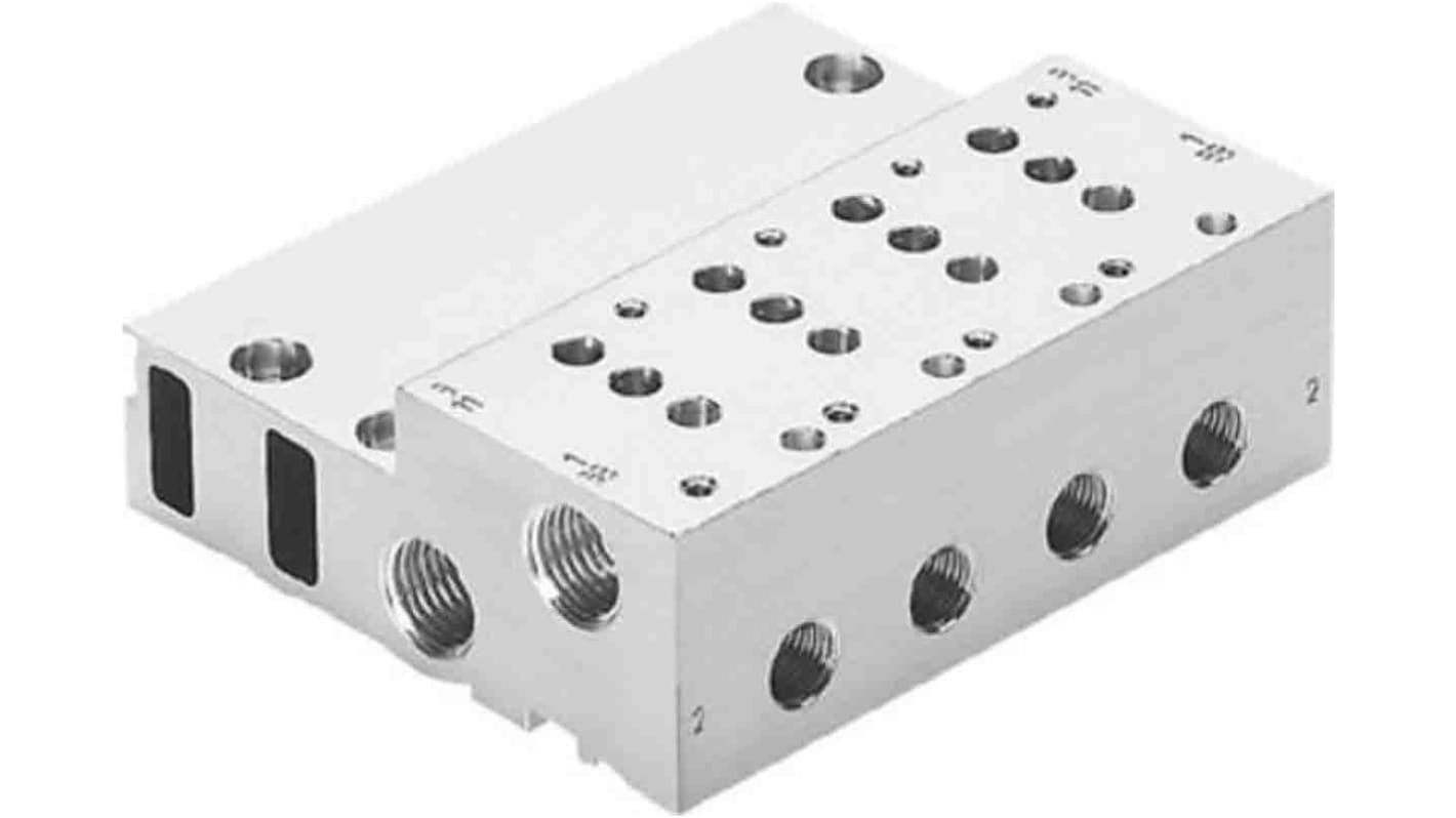 Festo MHA3 series 6 station G 1/4, G 1/8 Manifold, 525223