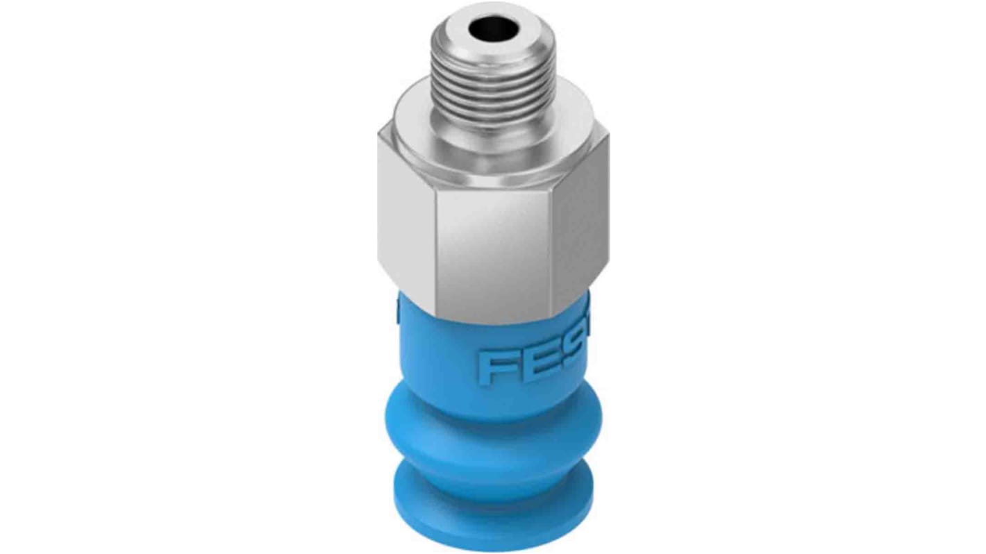 Ventosa Festo VASB-8-M5-PUR-B, Ø 8mm, forza di tenuta 2.8N, filettatura M5, PUR