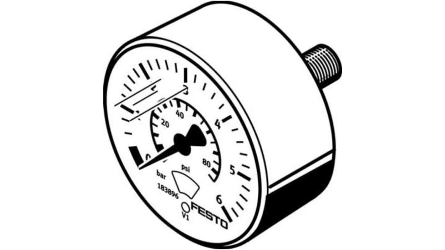 Manometr 23mm