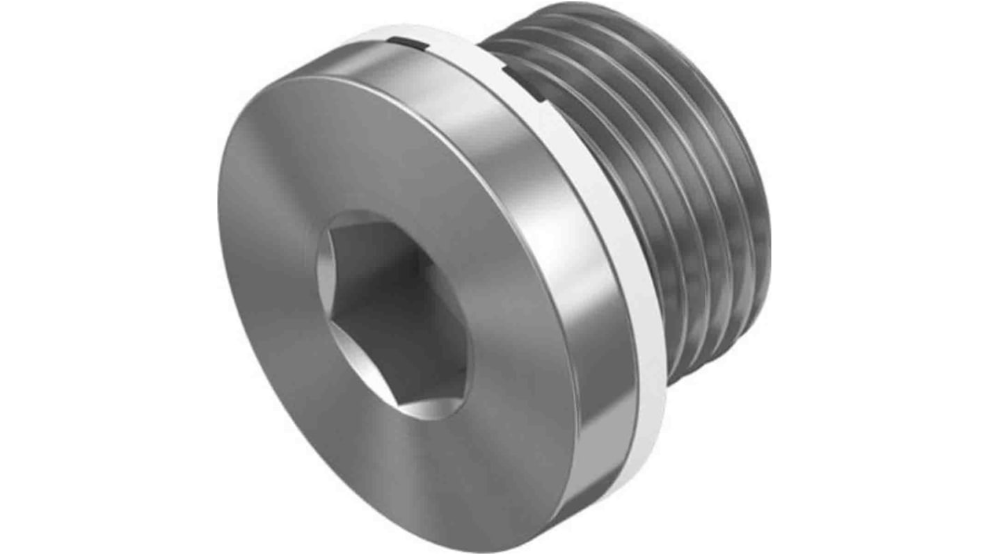 Tappo di chiusura, Festo B-3/8-20, serie B, tubo da 20mm, in Acciaio galvanizzato