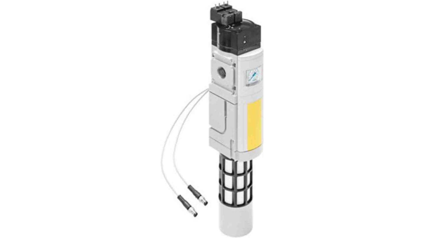 Válvula neumática de apertura progresiva Festo MS6-SV-1/2-D-10V24-2OE-SO-AG, 4300l/min, Hembra G 1/2, tubo de salida