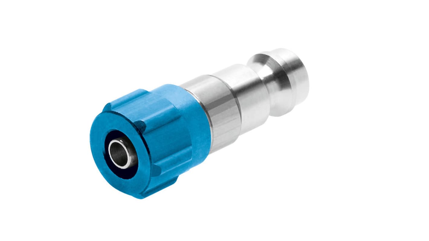 Festo Nickel Plated Brass Pneumatic Quick Connect Coupling