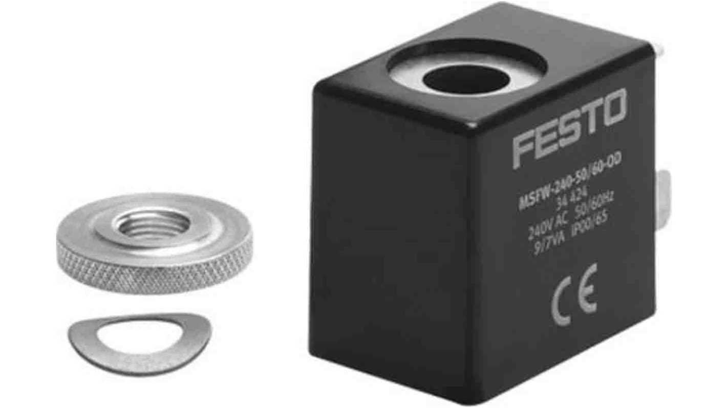 Bobina per valvola a solenoide Festo MSFW, 24 V c.a.