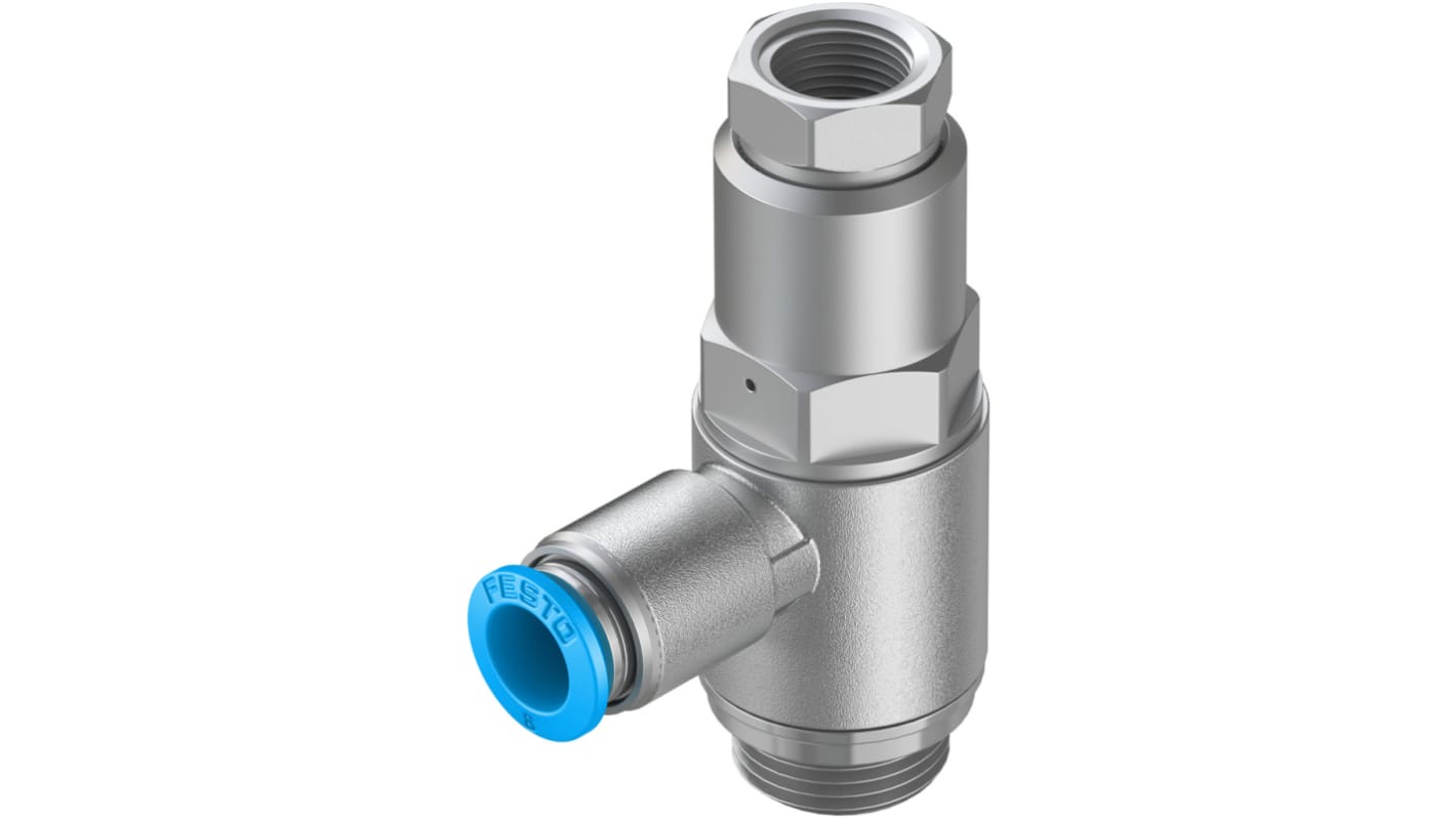 Festo HGL Non Return Valve, 8mm Tube Inlet, G 3/8 Male Outlet, 10bar