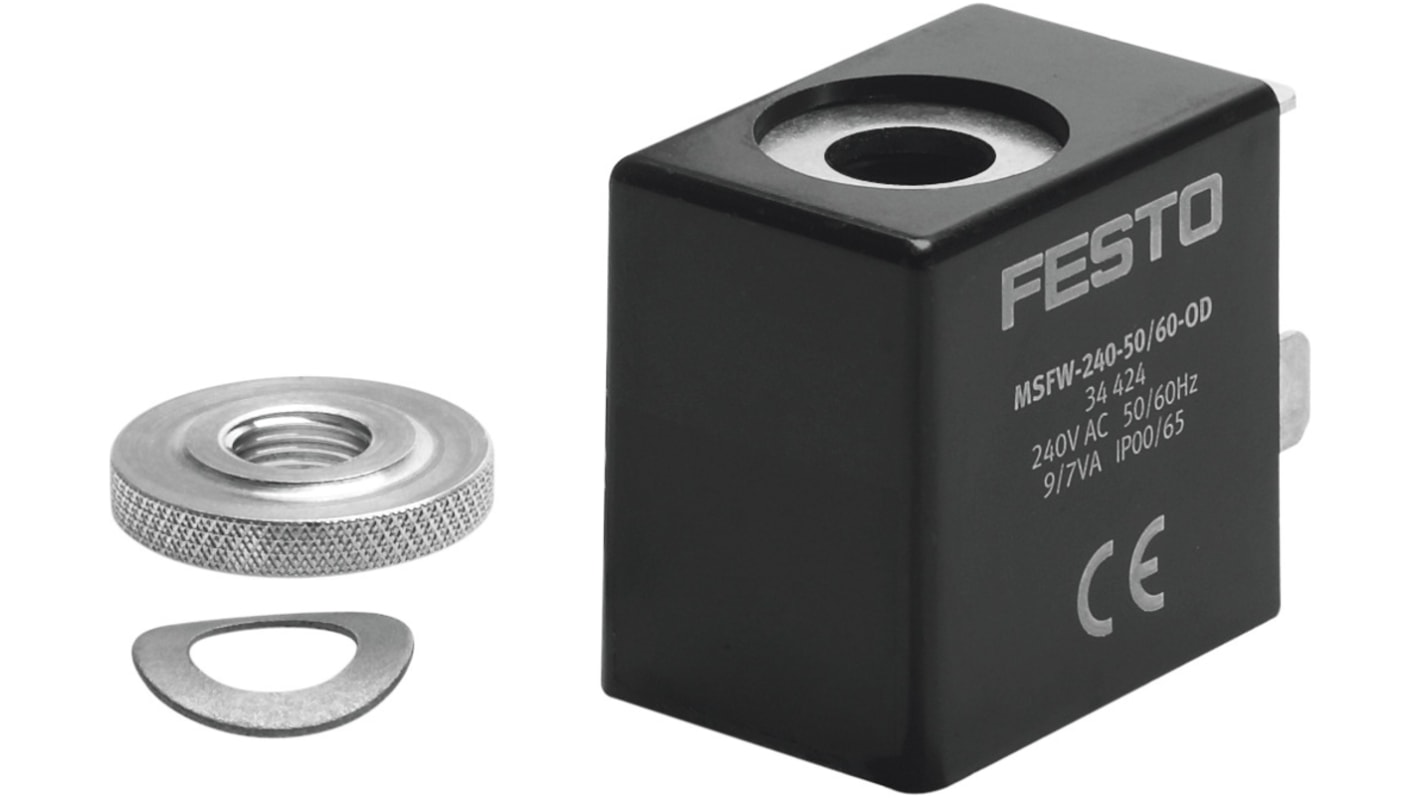 MSFW-110-50/60-OD | Festo ソレノイドバルブコイル, 110 V ac MSFW-110-50/60-OD | Festo ソレノイドバルブコイル, 110 V ac