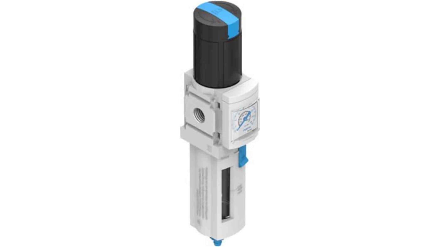 Festo MS Filter Regulator, 5μm, G 1/4, Manual, 14 bar, 529145