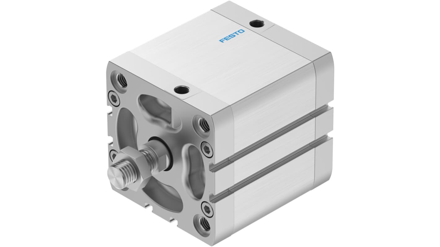 Festo Pneumatic Compact Cylinder - 536359, 80mm Bore, 50mm Stroke, ADN Series, Double Acting