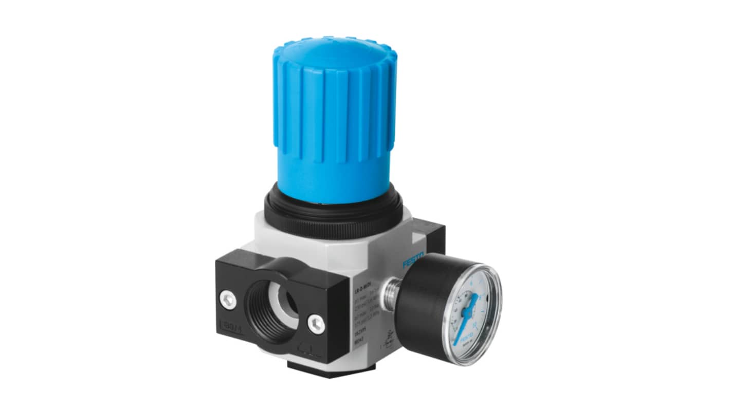 Festo G 3/4 Pneumatic Regulator - 0.5bar to 12bar, 16bar max. input, 192316