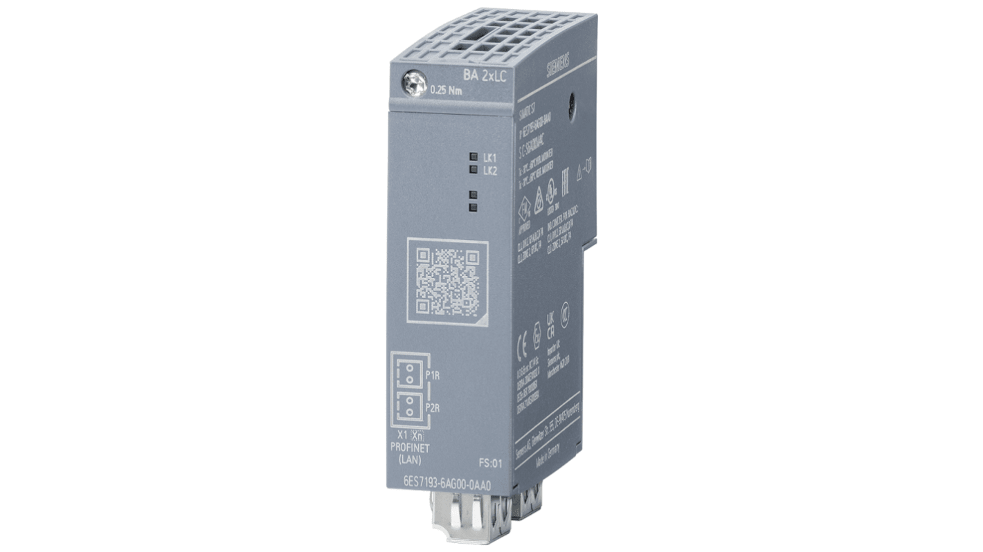 Adapter Siemens Adapter magistrali PROFINET 6ES7193-6AG00-0AA0 20 x 69,5 x 59 mm
