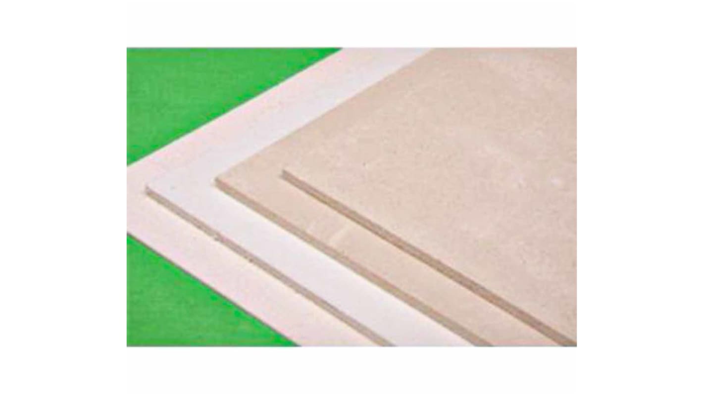 RS PRO Flame Retardant Non-Ceramic Millboard Thermal Insulating Sheet, 1m x 1m x 3mm
