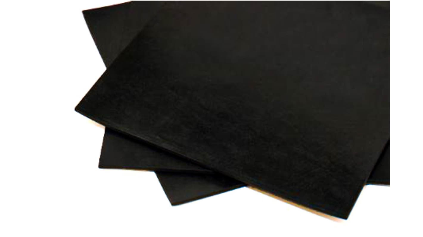 RS PRO Black Nitrile Rubber Sheet, 1.4m x 1m x 6mm