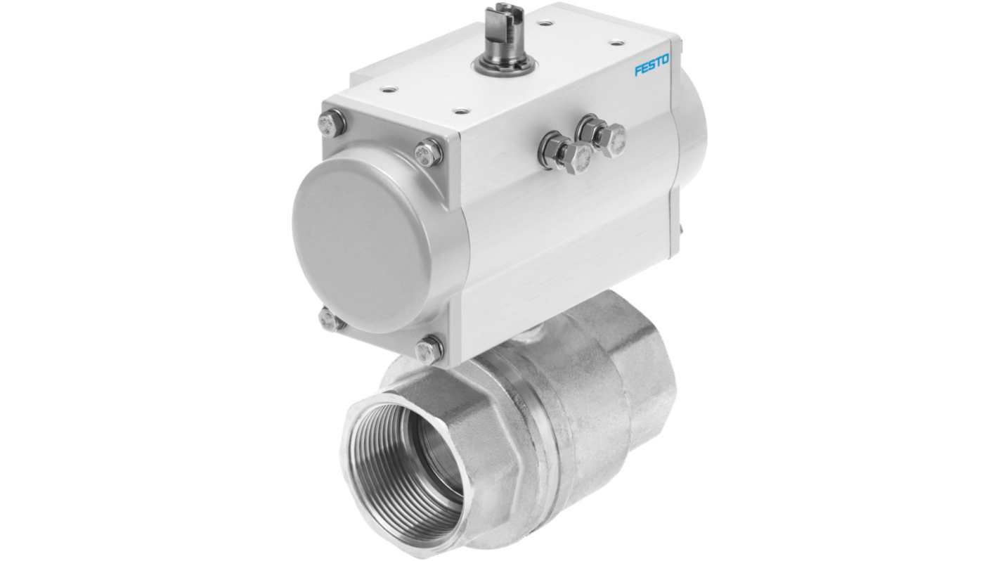 Festo Ball type Pneumatic Actuated Valve, Rp 3/8in, 40 bar