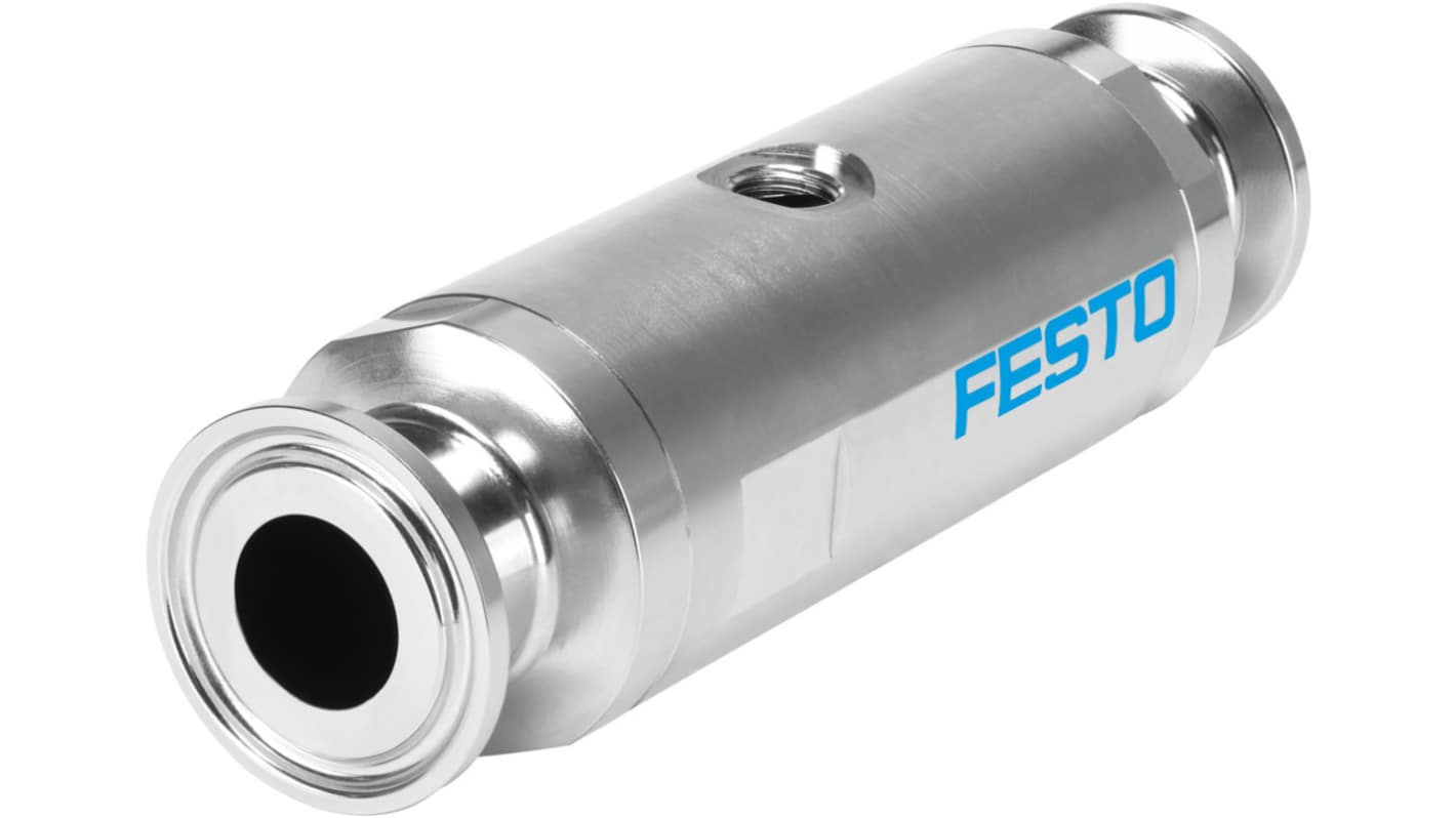 Festo VZQA Series Threaded Pinch Valve, 15mm Tube Inlet Port, 3022837