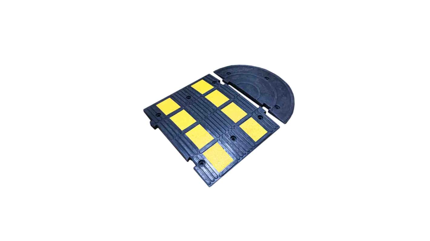 RS PRO Gummi Bodenschwellen-Endkappe, 20 mm x 300 mm x 600mm