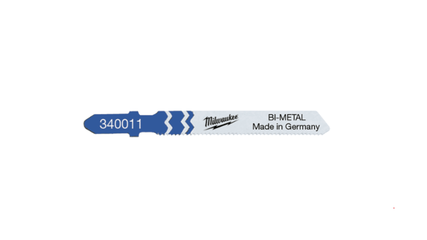 Milwaukee 55mm Cutting Length Jigsaw Blade, Pack of 5