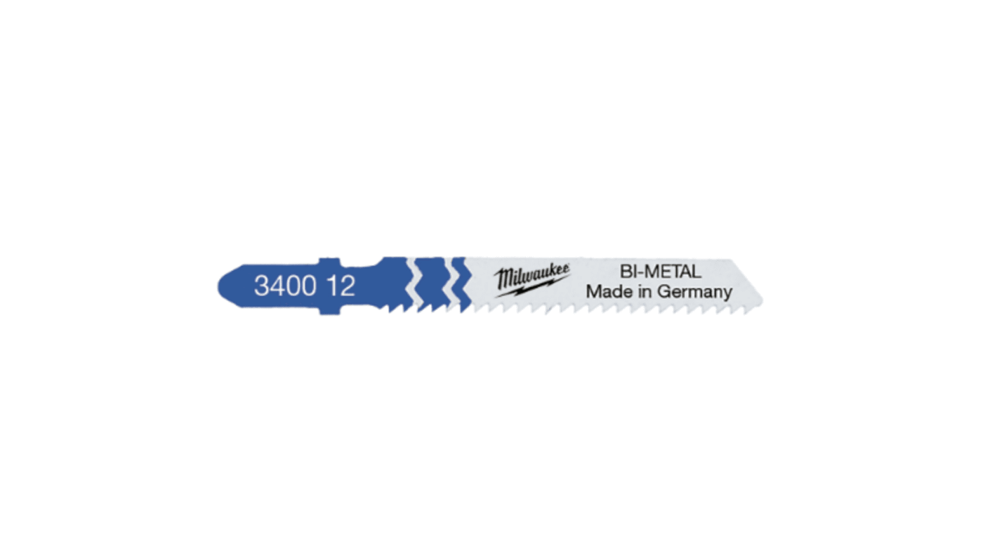 Milwaukee 55mm Cutting Length Jigsaw Blade, Pack of 5