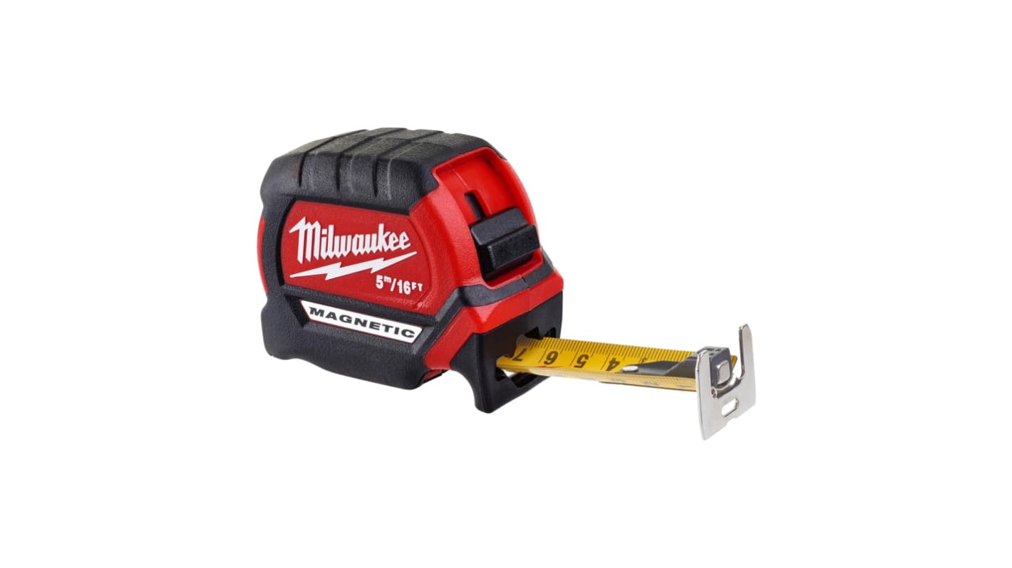 Milwaukee 4932 5m Tape Measure, Metric & Imperial, With RS Calibration