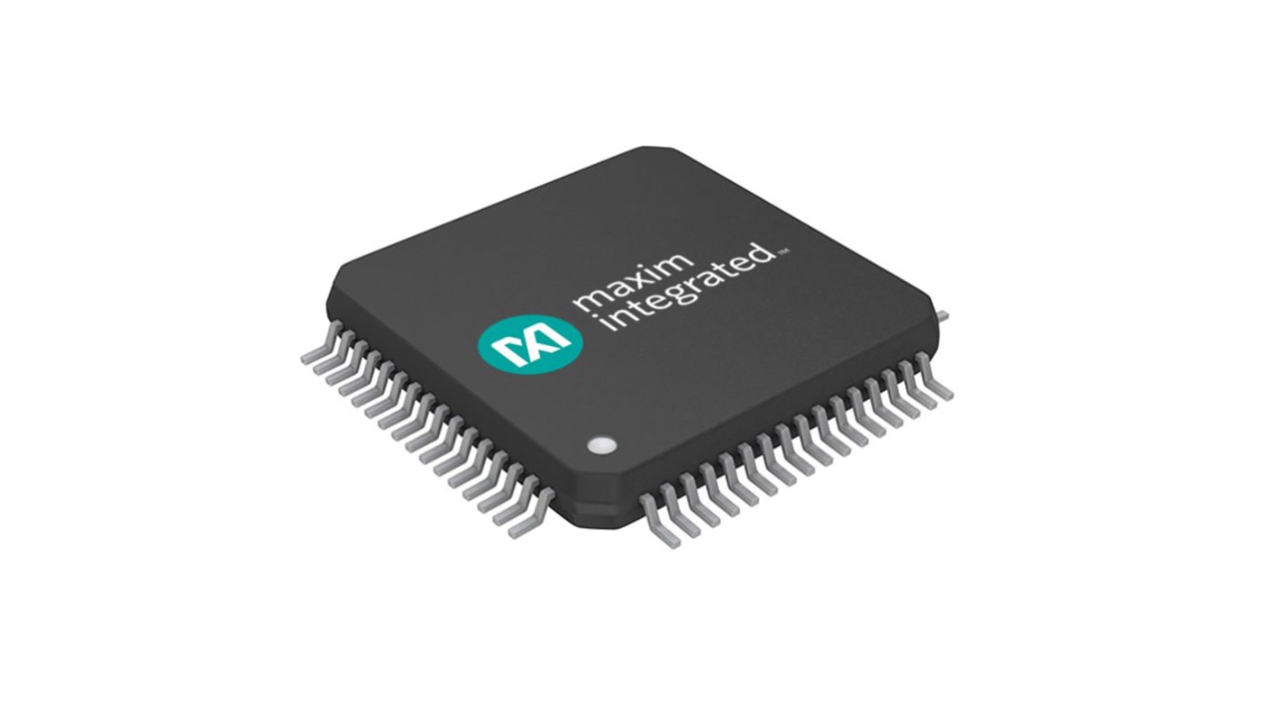 Maxim Integrated MAX17853ACB/V+ Data Acquisition IC, 12 bit, 384μs, 64-Pin LQFP