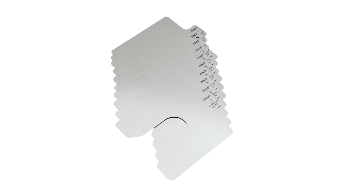 Grey Stainless Steel Pre-Cut Shim, 100mm x 100mm x 0.05mm