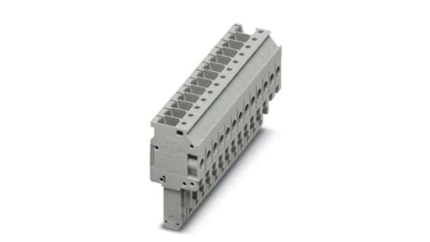 Phoenix Contact Combi Pluggable Solutions Series DIN Rail Terminal Block, Screw Termination