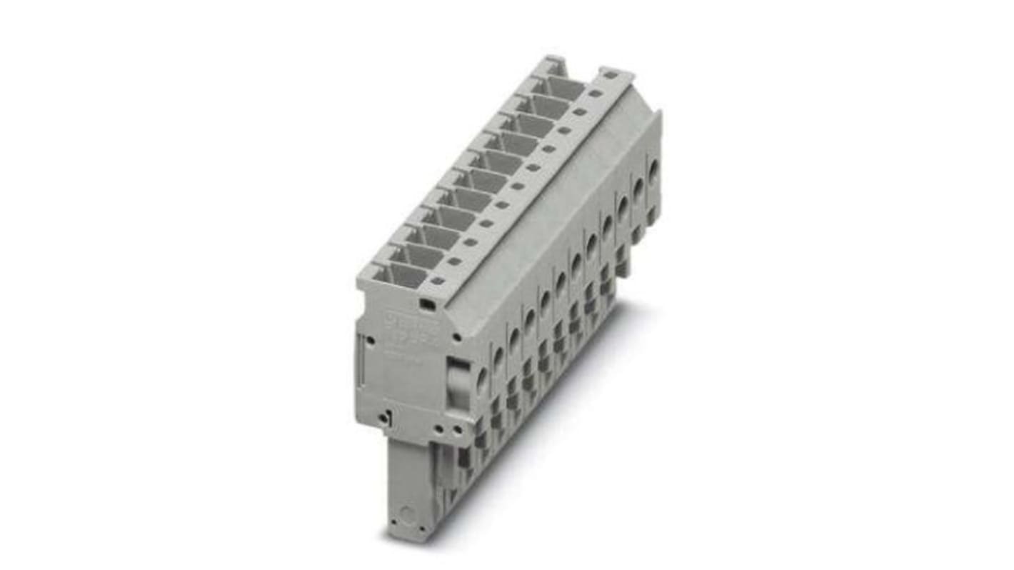 Phoenix Contact, Not Applicable Pitch, Combi Pluggable Solutions, 12 Way, Pluggable Terminal Block, Plug, DIN Rail,