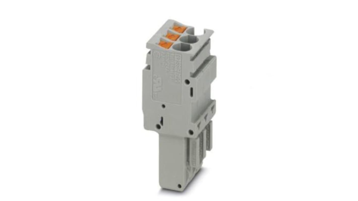 Phoenix Contact, Not Applicable Pitch, Combi Pluggable Solutions, Pluggable Terminal Block, Plug, DIN Rail, Push In