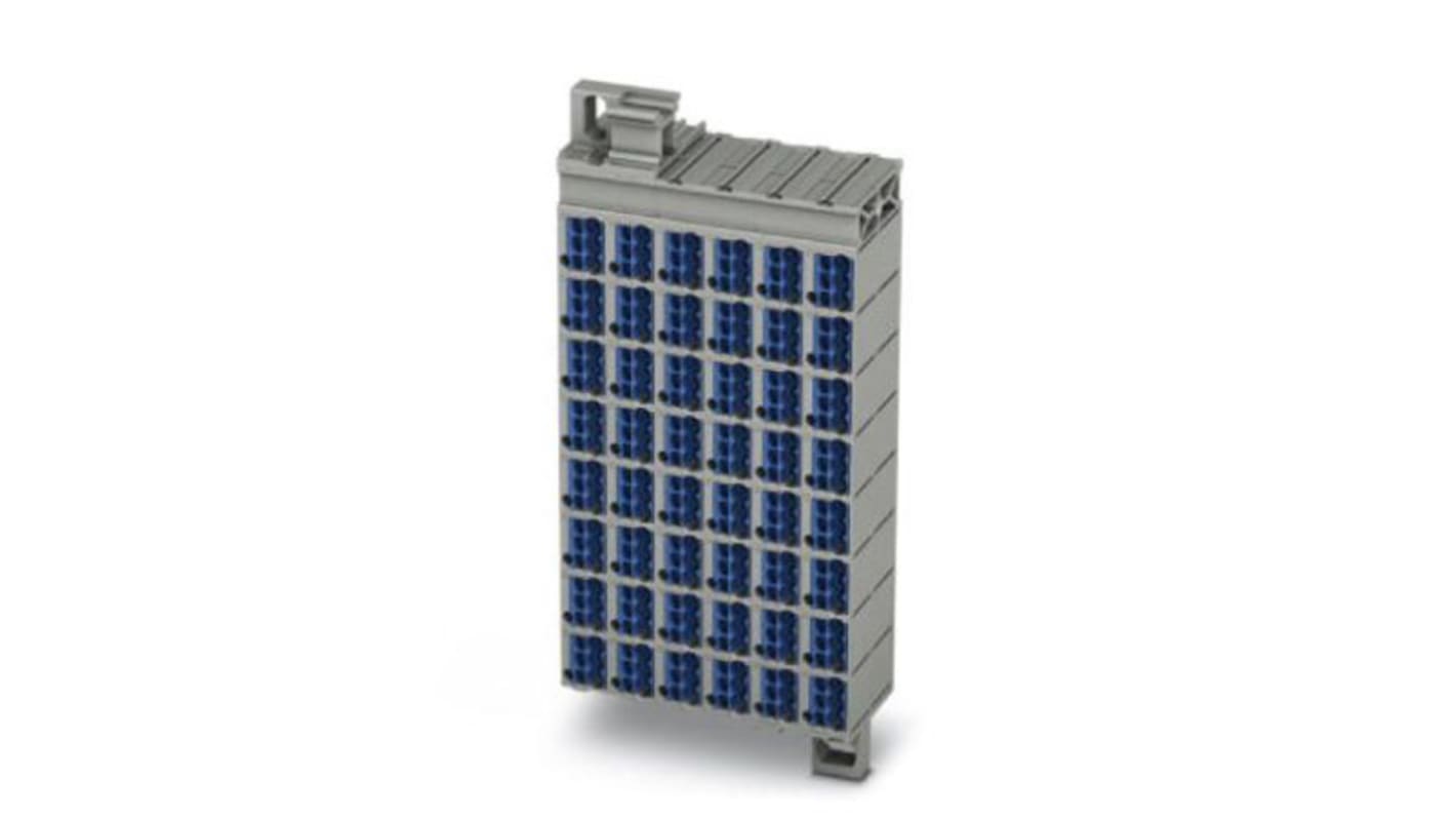 Phoenix Contact FTMC Series FTMC 1,5/48-3 /BU 19Z Pluggable Terminal Block, 17.5A, 14 → 26 AWG Wire, Push In