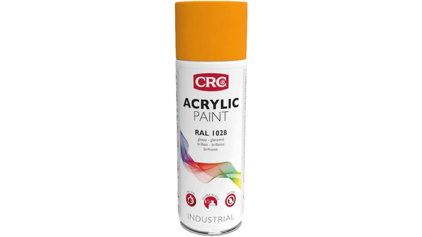 CRC 400ml Yellow Gloss Spray Paint