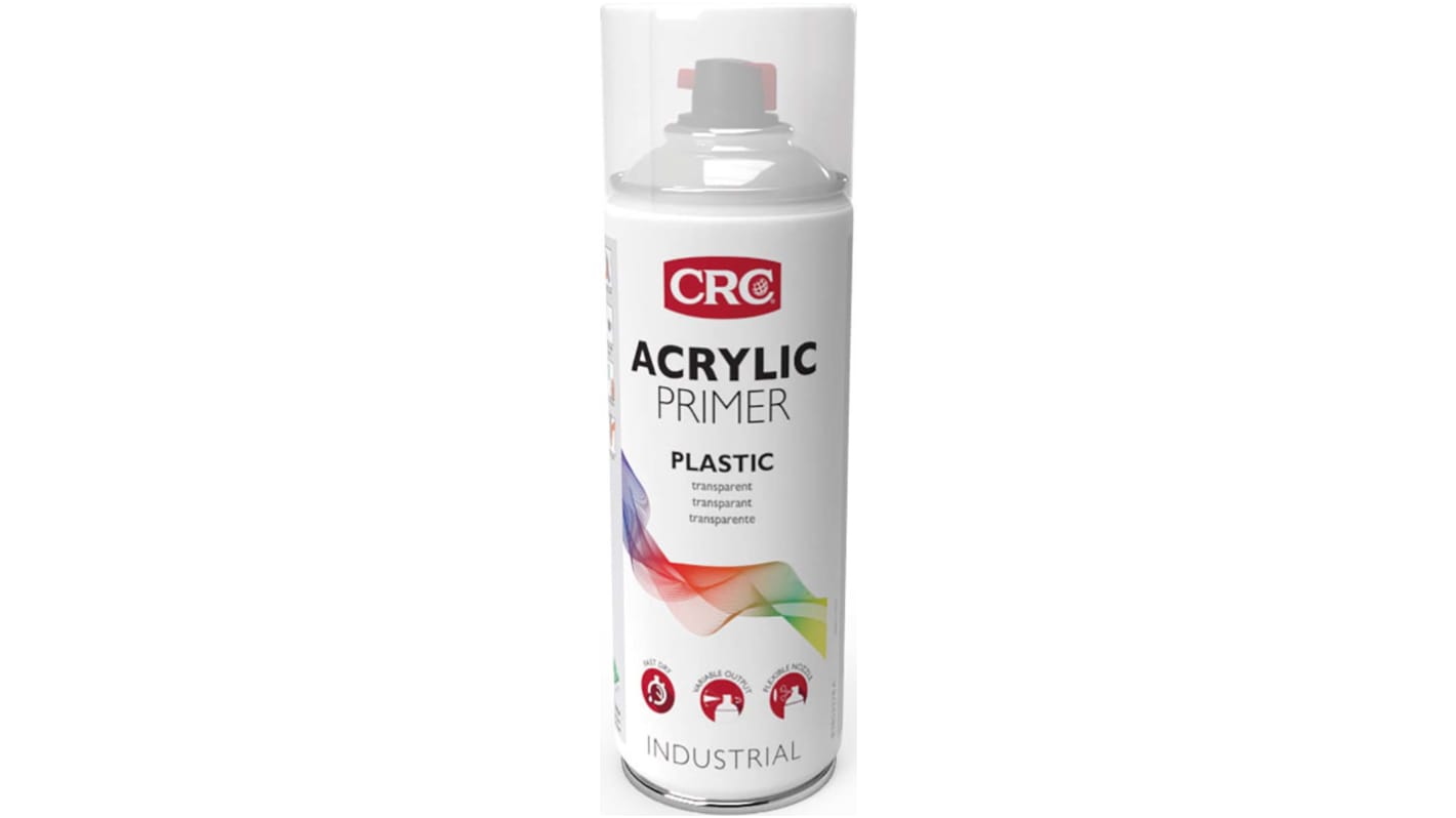 CRC Liquid Aerosol Adhesive Primer for use with Hard Plastics, 400 ml