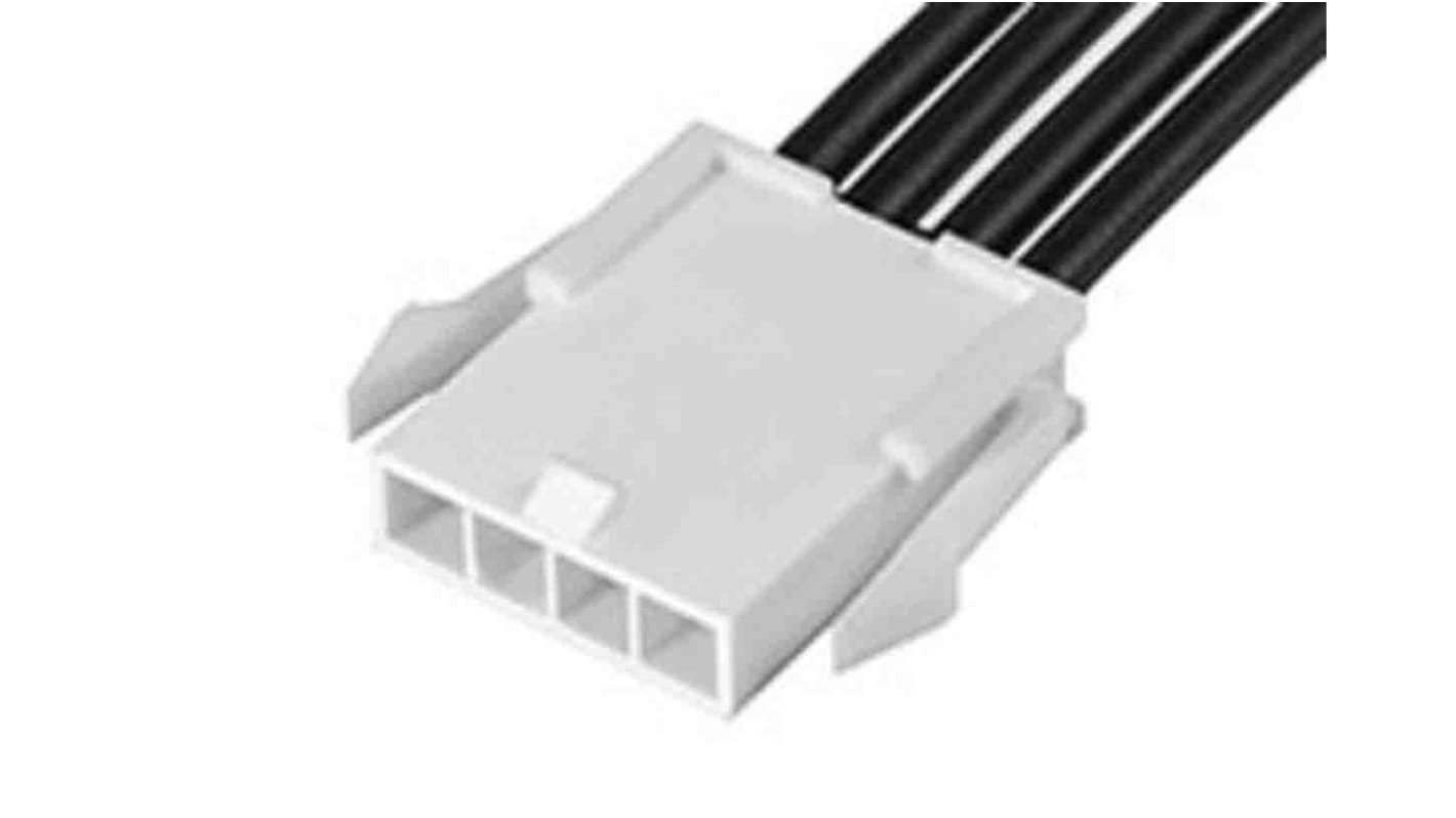 Molex 1 Way Female Mini-Fit Jr. to 1 Way Female Mini-Fit Jr. Wire to Board Cable, 150mm