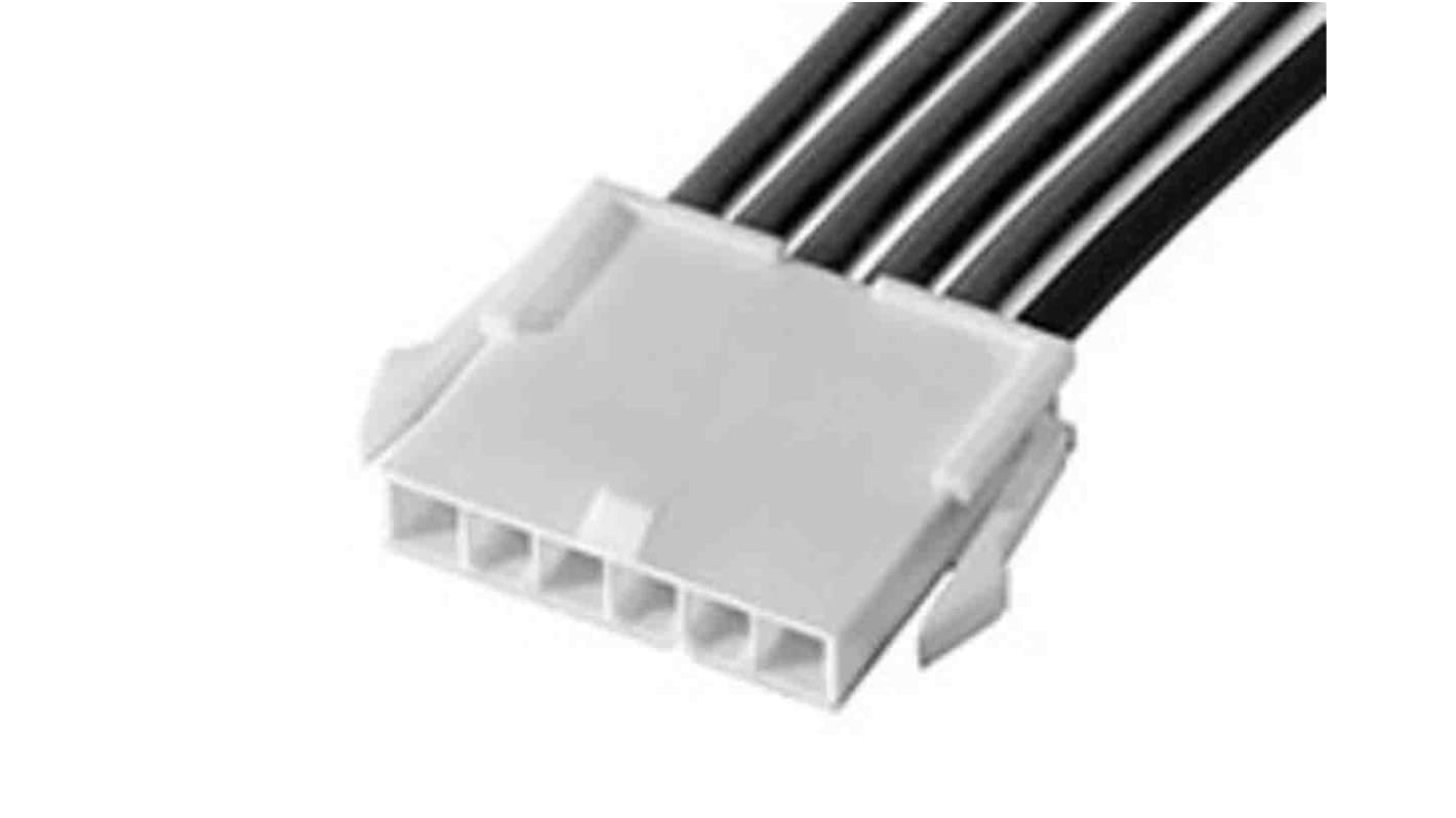 Molex 1 Way Male Mini-Fit Jr. to 1 Way Male Mini-Fit Jr. Wire to Board Cable, 150mm