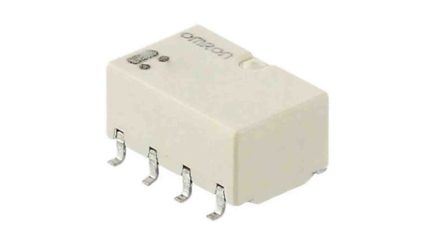 Omron Surface Mount Signal Relay, 24V dc Coil, 1A Switching Current, DPDT