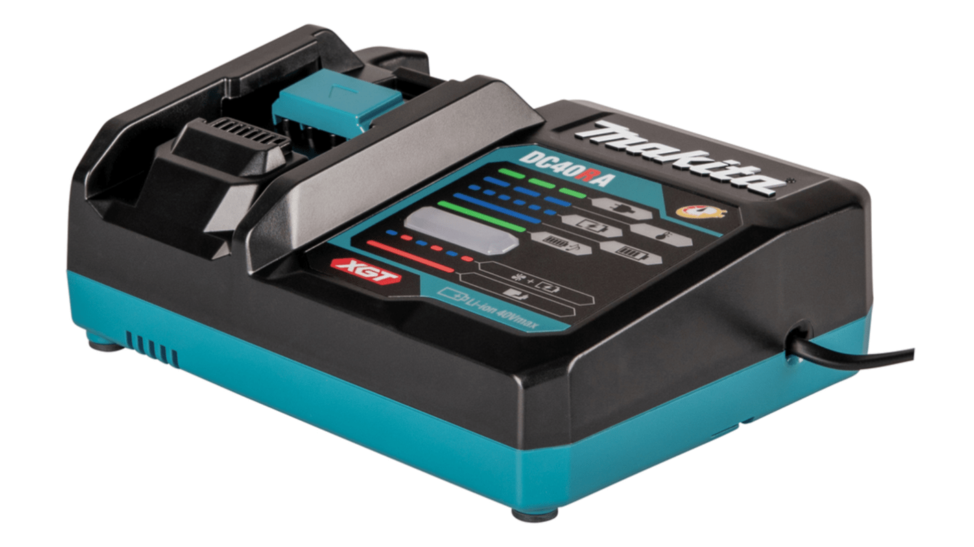 Makita DC40RA Power Tool Charger, 36V for use with Makita Cordless Power Tools, UK Plug