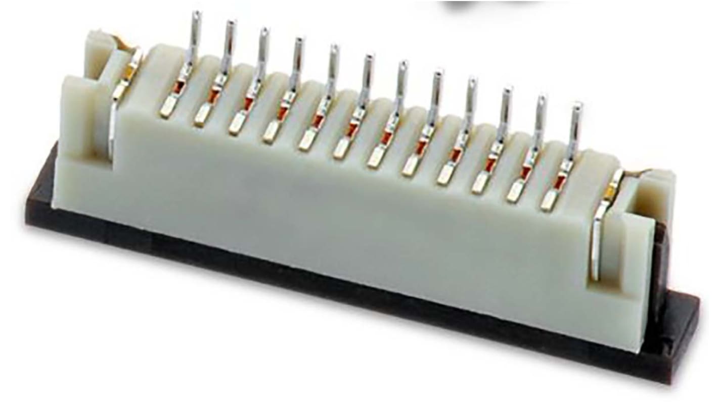 Wurth Elektronik FPC连接器, 4p, 1间距, SMT安装, 水平, WR-FPC系列