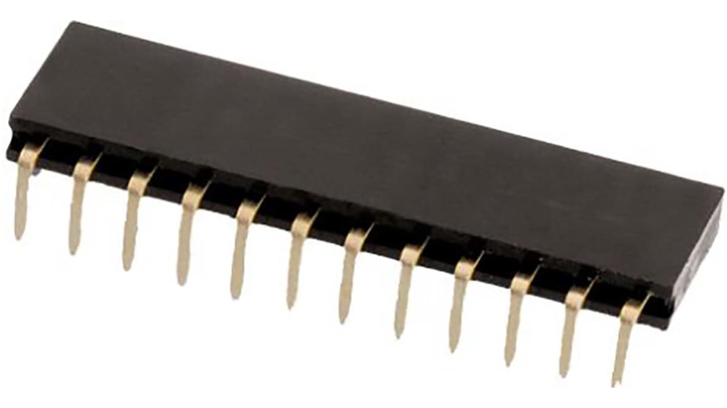 Gniazdo PCB 6 -pinowe raster: 2.54mm THT żeńskie Kąt Proste Przewlekany